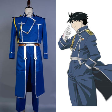 FullMetal Alchemist Cosplay Roy Mustang Uniform Costume